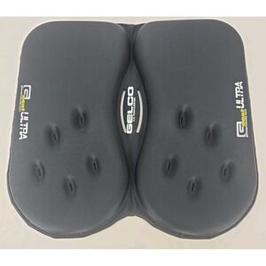 Gelco G-Seat Ultra: Maximum Comfort Enhanced Support Black Orthopedic Gel/Foam